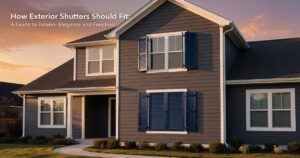 How Should Exterior Shutters Fit Drhextreriorly